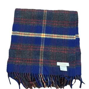 Aime Leon Dore Blue and Red Plaid Scarf